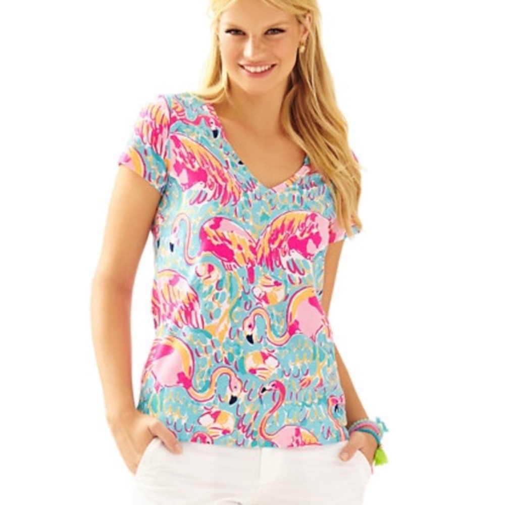 Lilly Pulitzer Michelle v-neck top